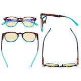 3 Pack Blue Light Blocking Reading Glasses TM060D from eyekeeper.com