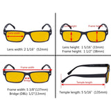 3 Pack Blue Light Blocking Reading Glasses HP108 from eyekeeper.com