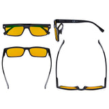 3 Pack Blue Light Blocking Reading Glasses HP108 from eyekeeper.com