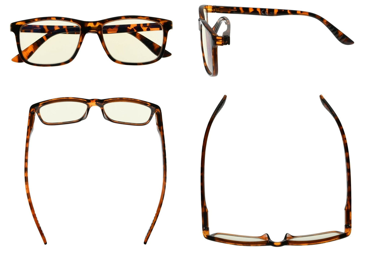 3 Pack Blue Light Filter Reading Glasses UVR163 from eyekeeper.com