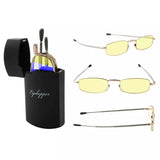 3 Pack Blue Light Filter Reading Glasses with Folding Arms CG15080 from eyekeeper.com