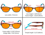 3 Pack Cat-eye Blue Light Blocking Reading Glasses DS074D from eyekeeper.com