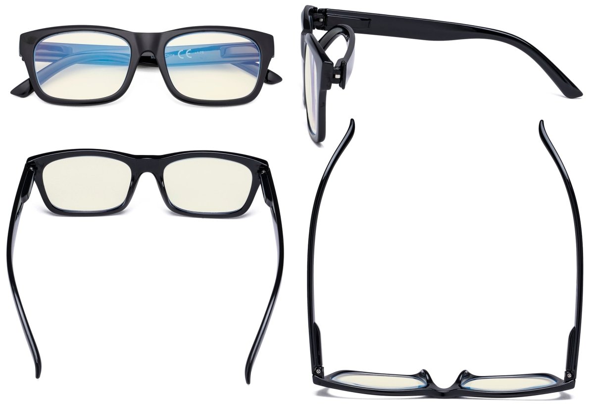 3 Pack Chic Blue Light Filter Reading Glasses UVR045 from eyekeeper.com