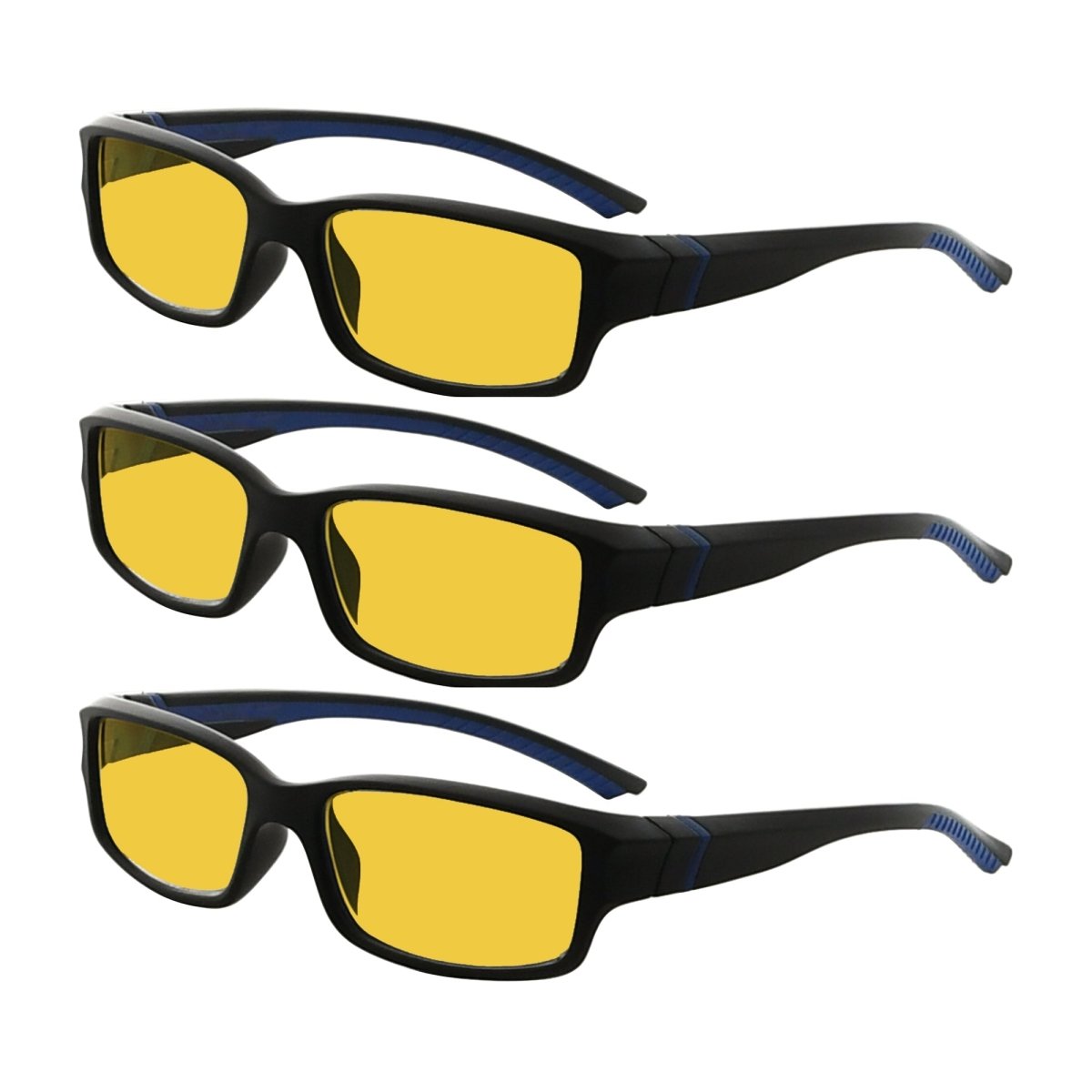 3 Pack Blue Light Blocking Reading Glasses HPXM01 from eyekeeper.com