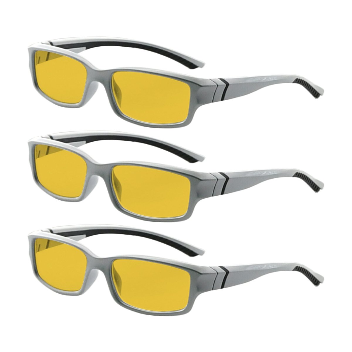 3 Pack Blue Light Blocking Reading Glasses HPXM01 from eyekeeper.com