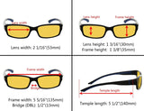 3 Pack Blue Light Blocking Reading Glasses HPXM01 from eyekeeper.com