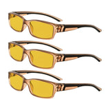 3 Pack Blue Light Blocking Reading Glasses HPXM01 from eyekeeper.com