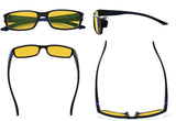 3 Pack Blue Light Blocking Reading Glasses HPXM01 from eyekeeper.com