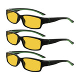 3 Pack Blue Light Blocking Reading Glasses HPXM01 from eyekeeper.com