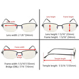 3 Pack Blue Light Filter Reading Glasses CG15015 from eyekeeper.com