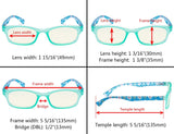 3 Pack Floral Print Blue Light Filter Readers UVR029 from eyekeeper.com