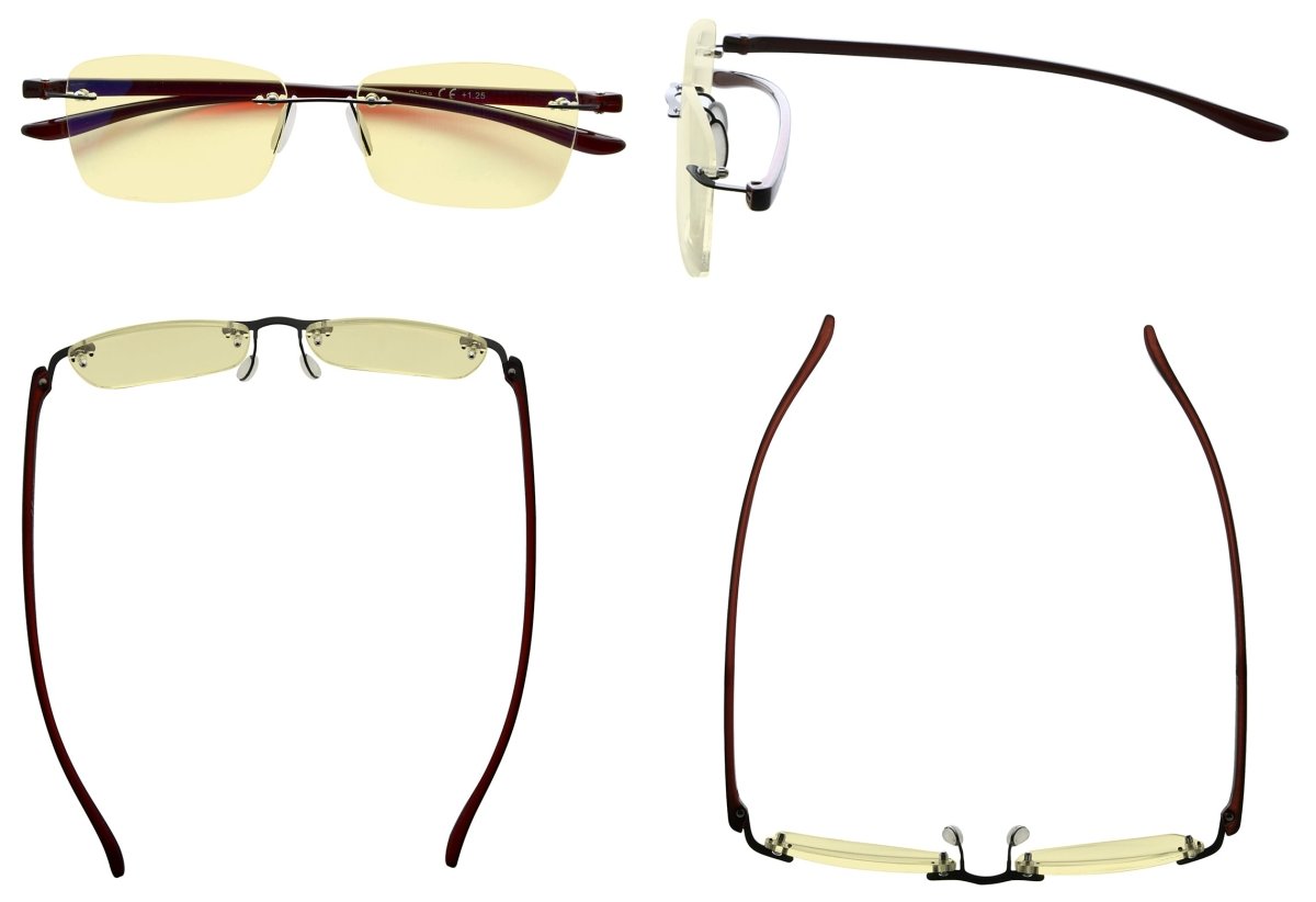 3 Pack Blue Light Blocking Reading Glasses TMCG14009 from eyekeeper.com