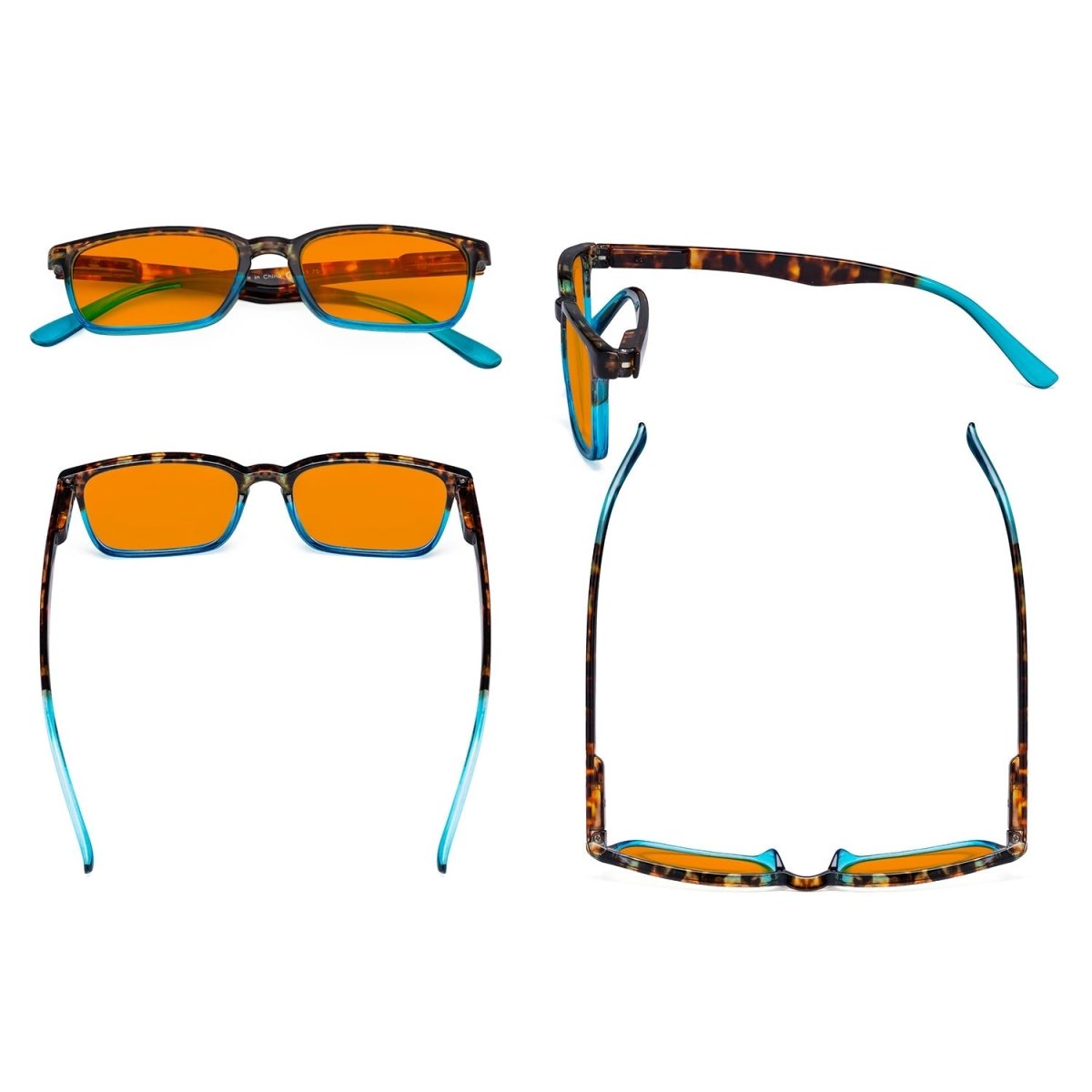 3 Pack Nighttime Blue Light Blocking Reading Glasses DS898D from eyekeeper.com