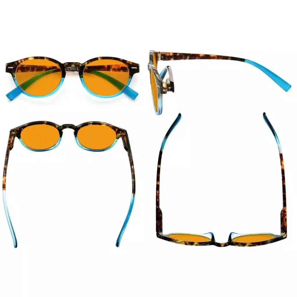 3 Pack Oval Blue Light Blocking Reading Glasses DS091D from eyekeeper.com