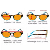 3 Pack Oval Blue Light Blocking Reading Glasses DS091D from eyekeeper.com