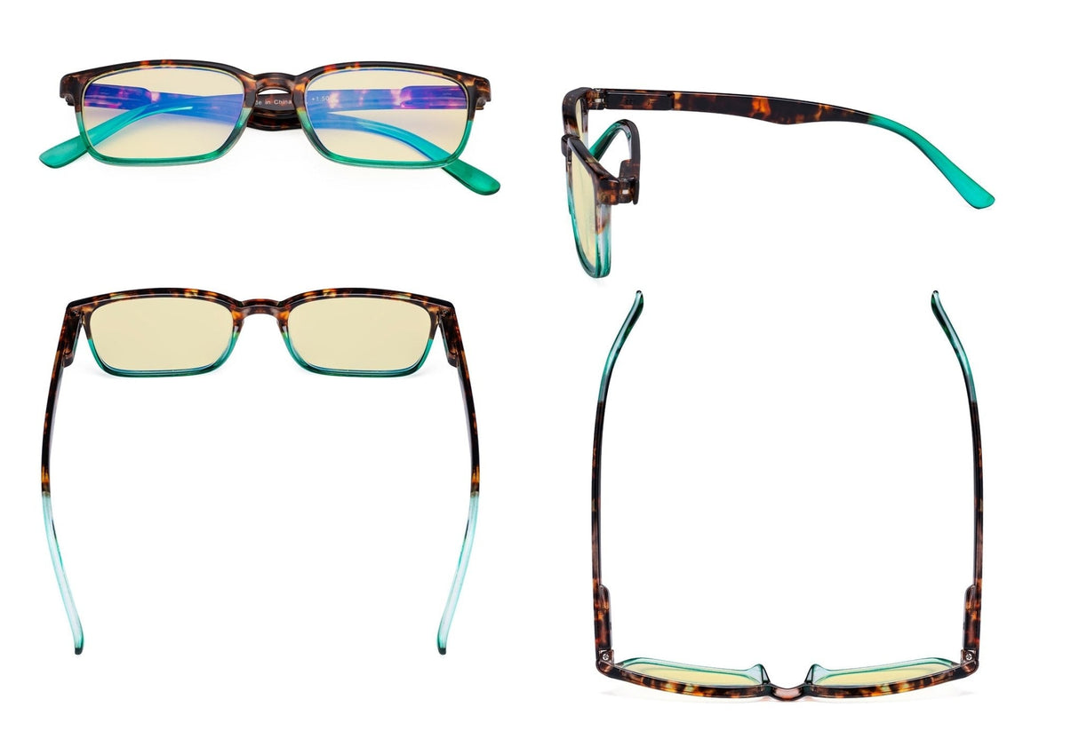 3 Pack Blue Light Blocking Reading Glasses TM898D from eyekeeper.com