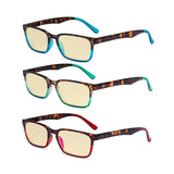 3 Pack Blue Light Blocking Reading Glasses TM898D from eyekeeper.com