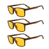 3 Pack Blue Light Blocking Reading Glasses DS163 from eyekeeper.com