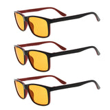 3 Pack Blue Light Blocking Reading Glasses DS163 from eyekeeper.com
