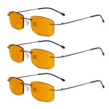 3 Pack Blue Light Blocking Reading Glasses DSWK8 from eyekeeper.com