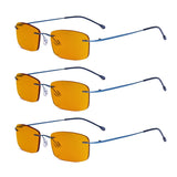 3 Pack Blue Light Blocking Reading Glasses DSWK8 from eyekeeper.com