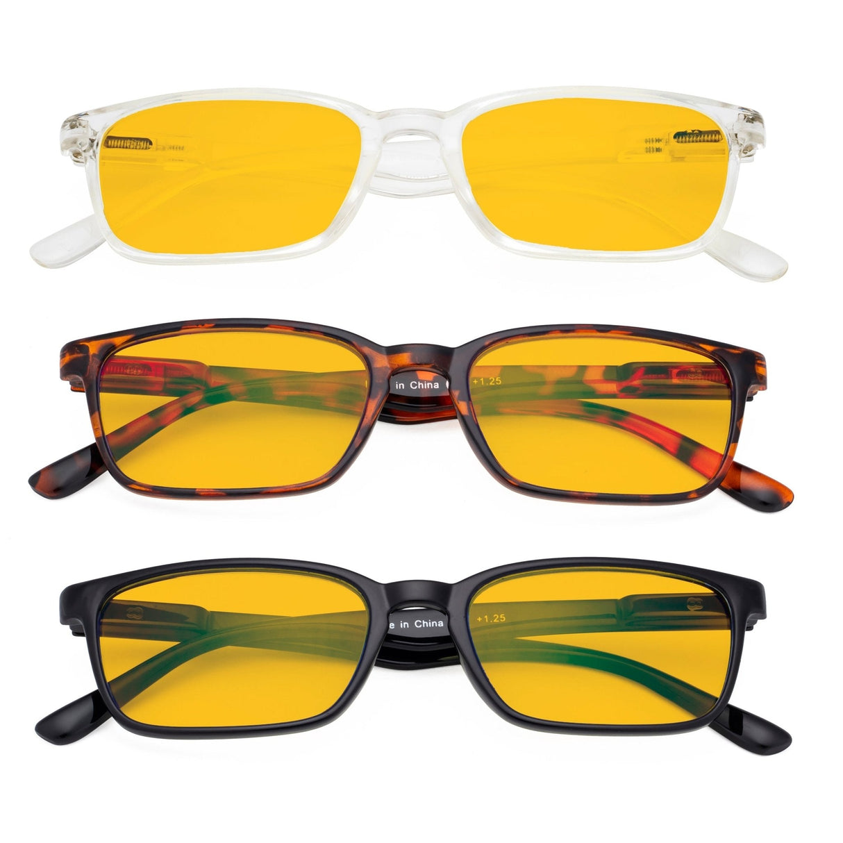 3 Pack Blue Light Blocking Reading Glasses HP898 from eyekeeper.com