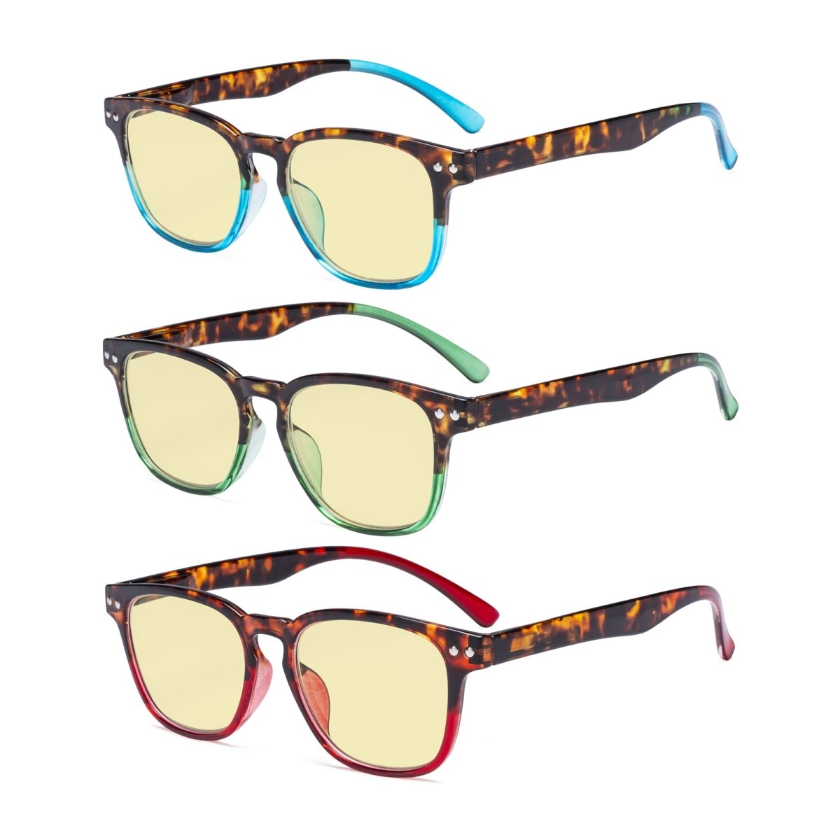 3 Pack Blue Light Blocking Reading Glasses TM079D from eyekeeper.com