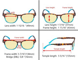 3 Pack Blue Light Blocking Reading Glasses TM079D from eyekeeper.com
