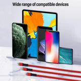 3 port LED Display Wall Charger  and 3 in 1 Cable Bundle Gold from PremiumBrandGoods