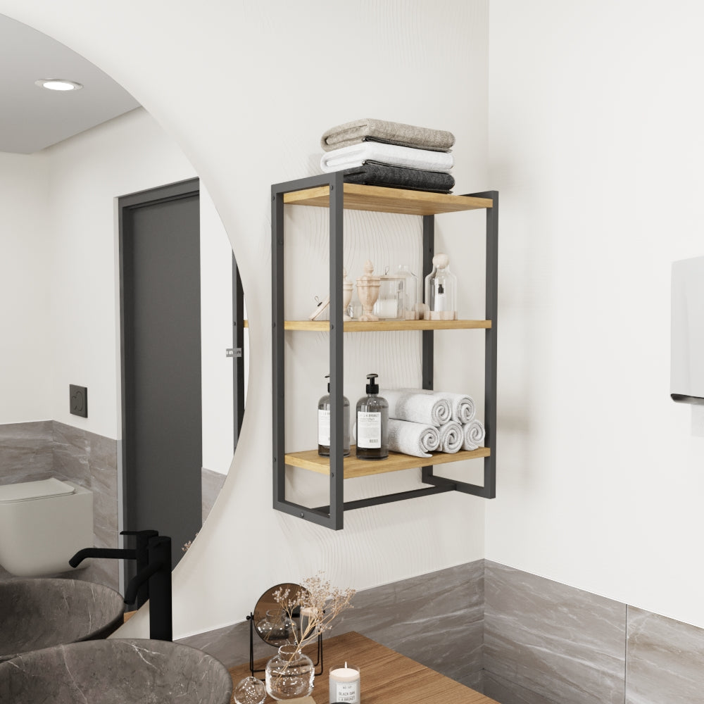 3-Tier Bathroom Shelf, Storage for Towel and Blanket, Decorative Items from VITAHOME DESIGN LLC