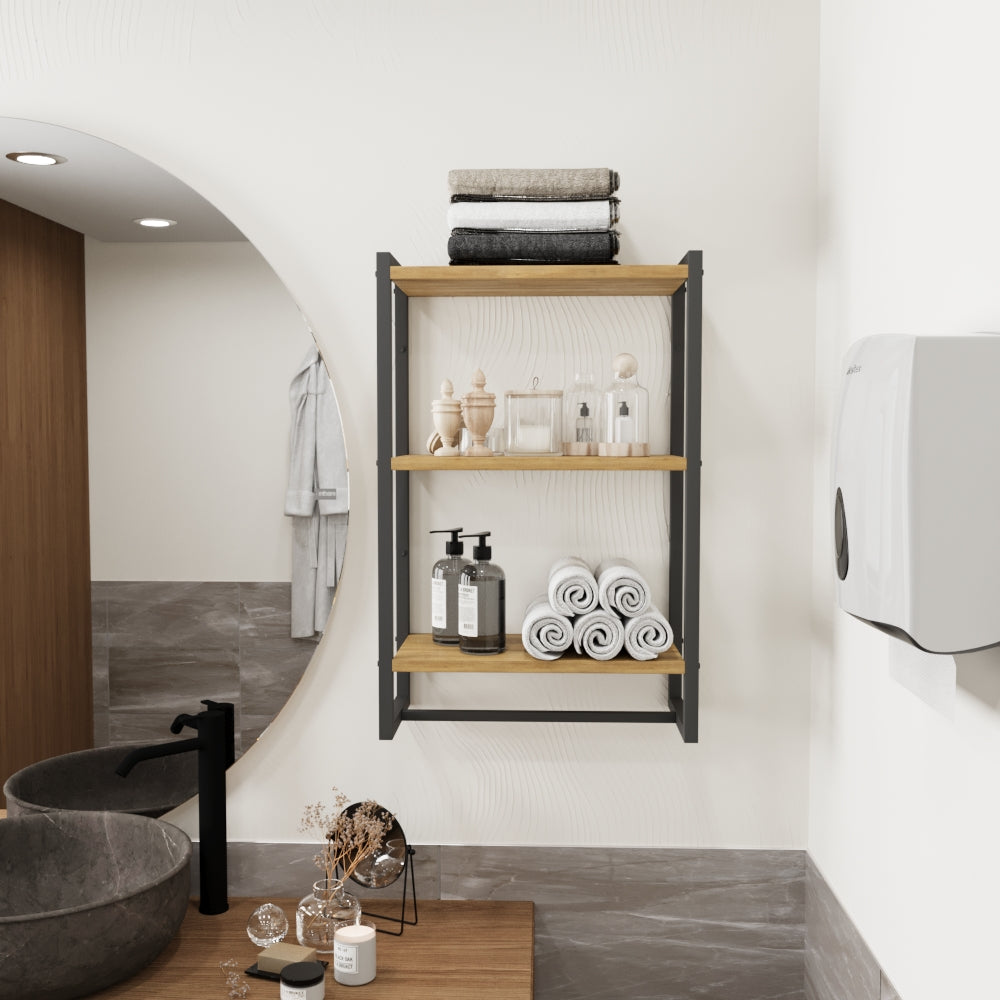 3-Tier Bathroom Shelf, Storage for Towel and Blanket, Decorative Items from VITAHOME DESIGN LLC