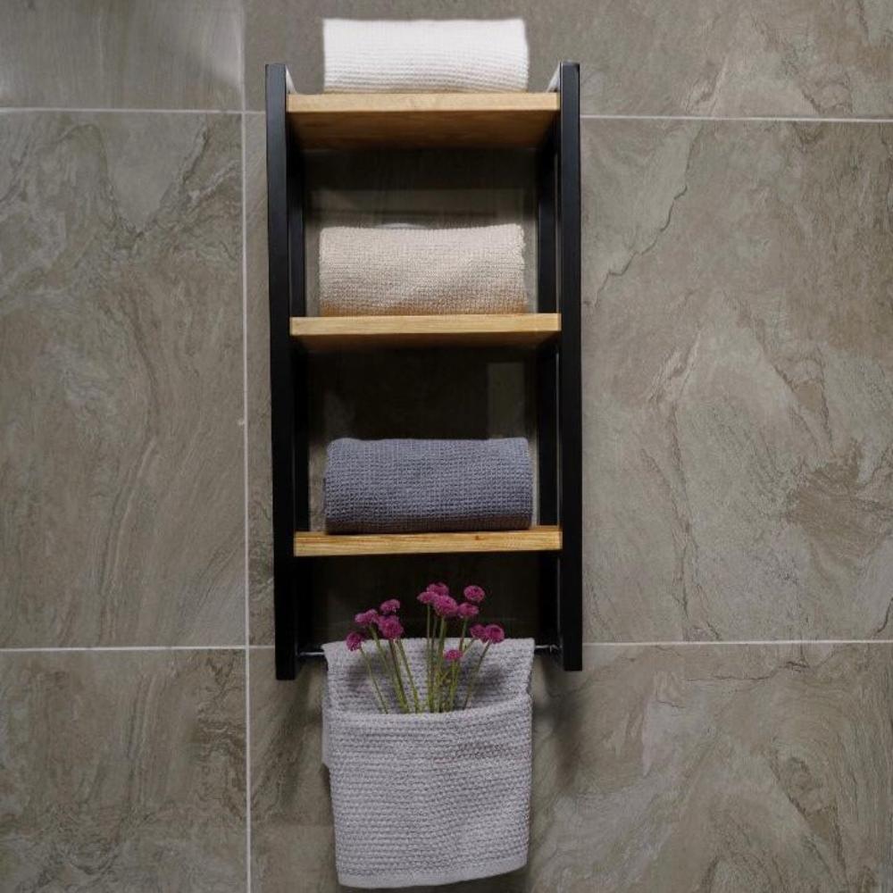 3-Tier Bathroom Shelf, Storage for Towel and Blanket, Decorative Items from VITAHOME DESIGN LLC