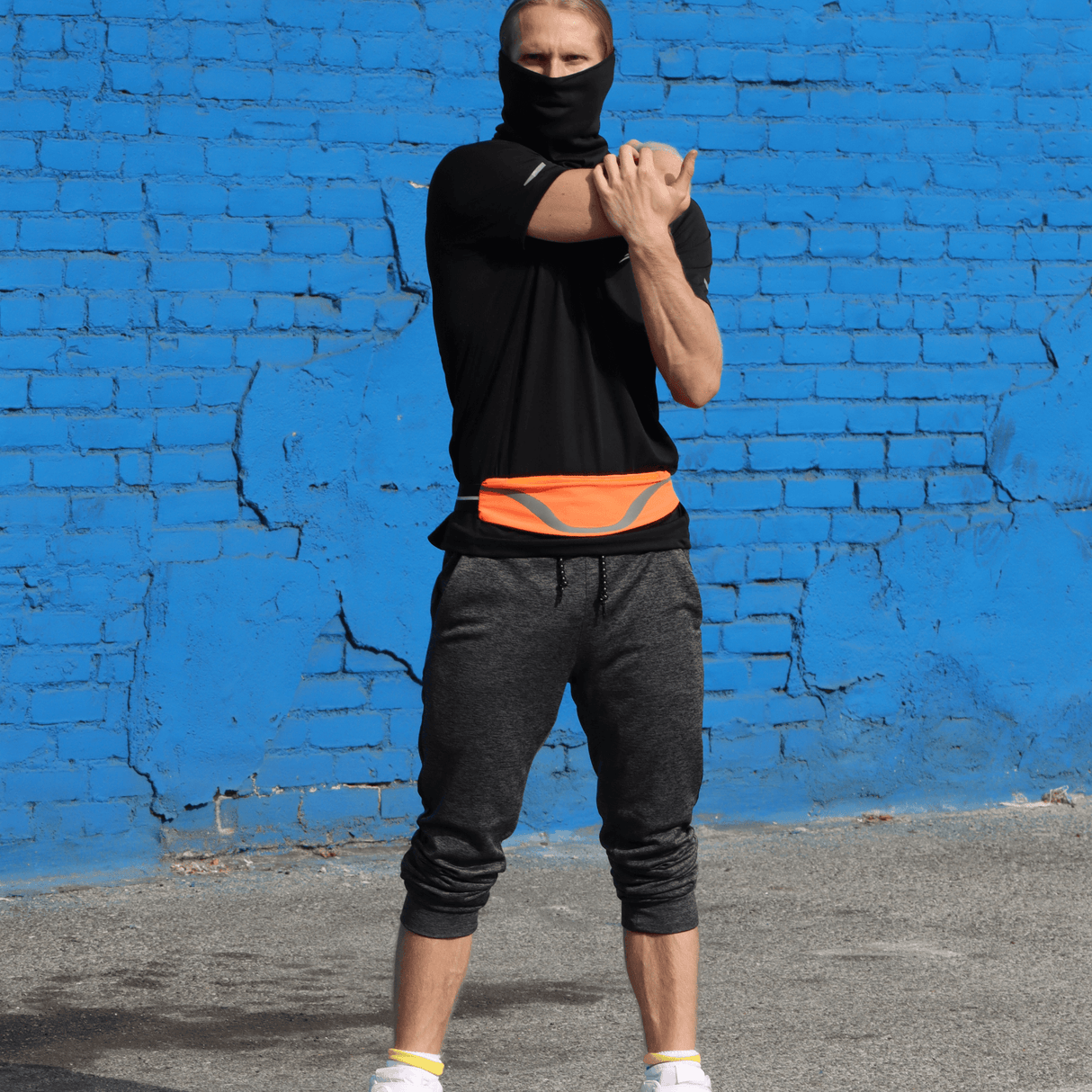 Water-Resistant Sport Waist Pack Running Belt with Reflective Strip from Jupiter Gear