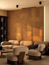 Modern Solid Wood Panel from Ozarké