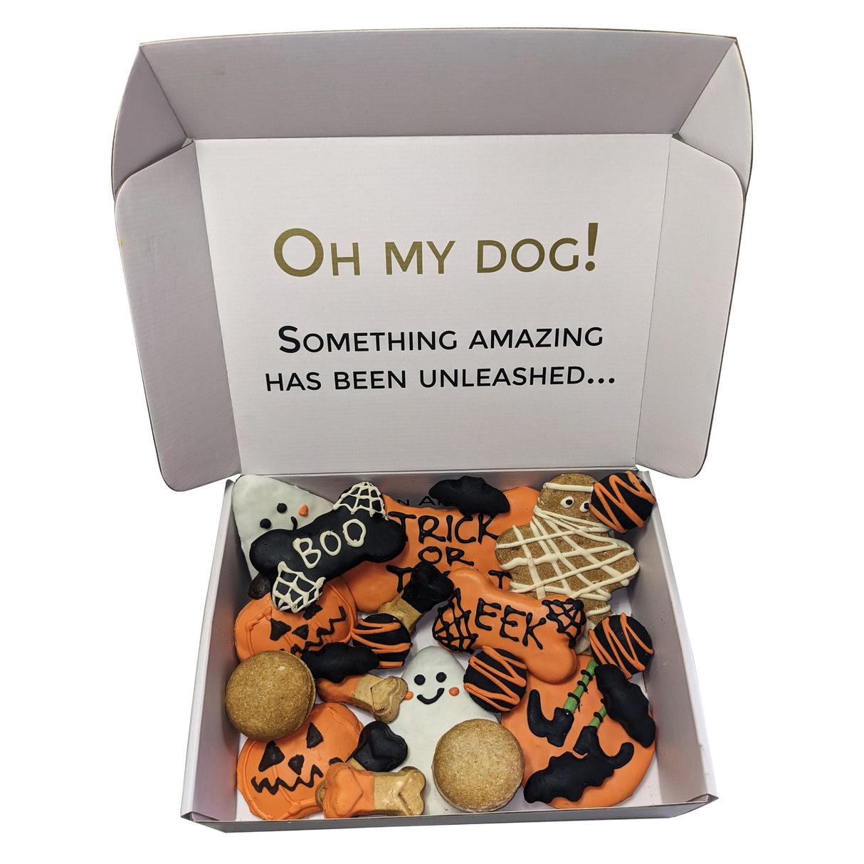 Halloween Themed Dog Treats Gift Box from Bonne et Filou