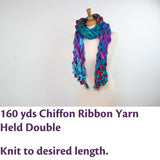 30 Minute Arm Knit Scarf Pattern from Darn Good Yarn