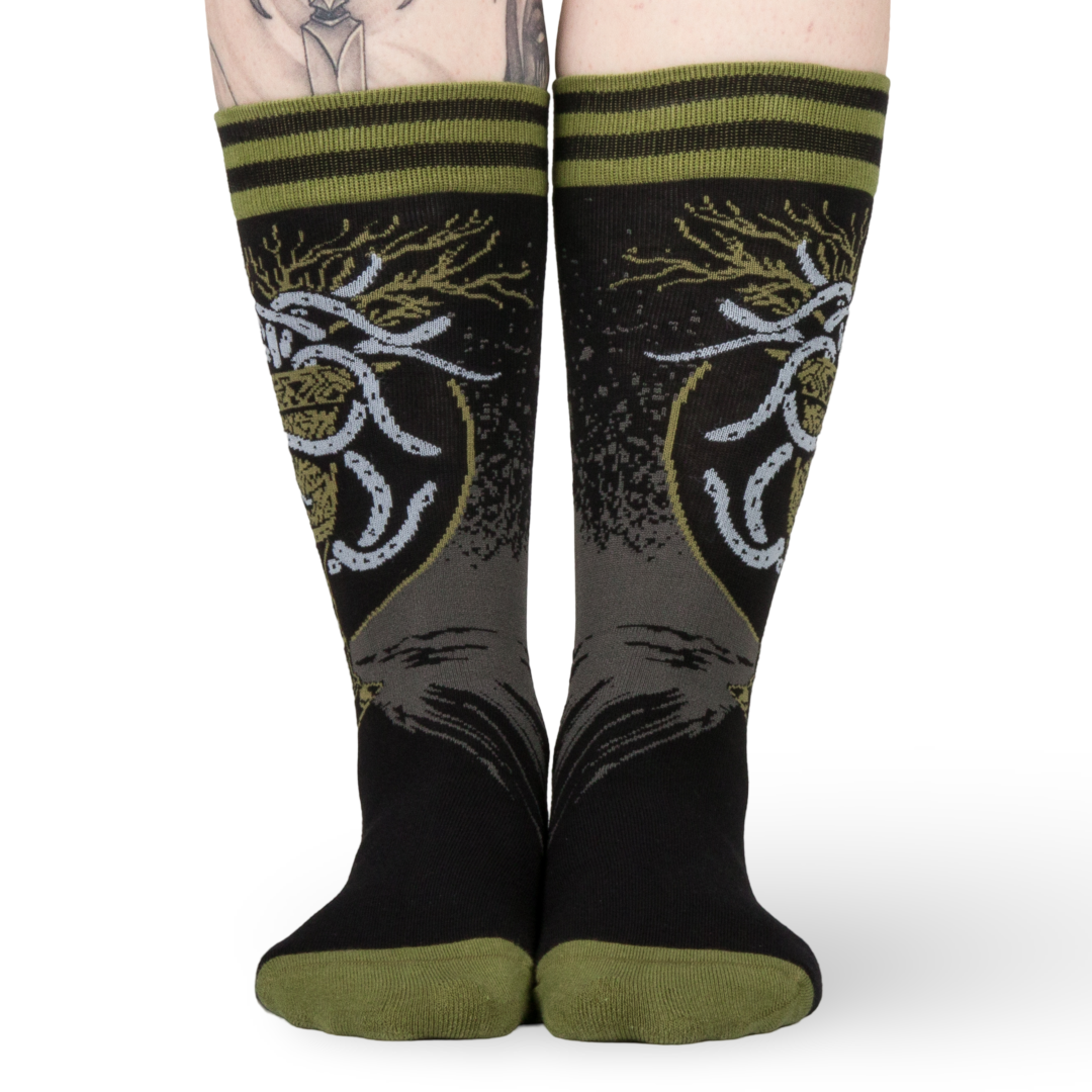Chalice ov Serpents Crew Socks from FootClothes