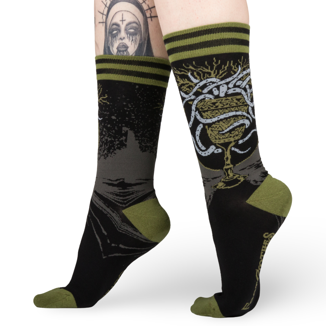 Chalice ov Serpents Crew Socks from FootClothes