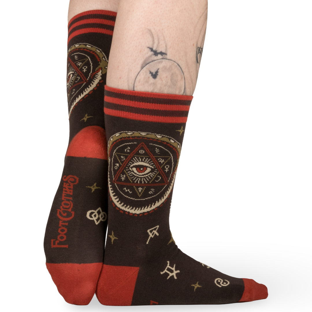 Infernal Alchemy Crew Socks from FootClothes