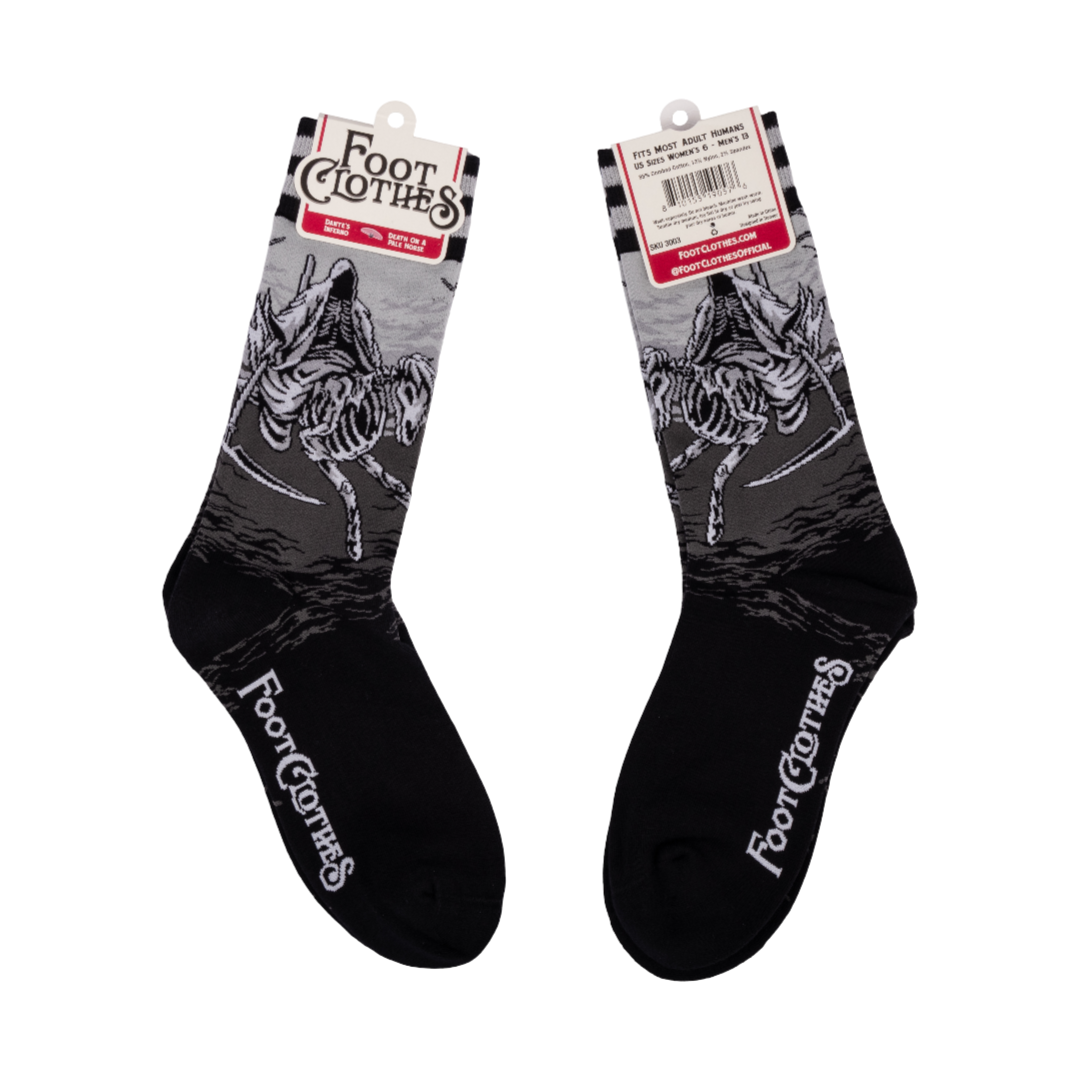 Death on a Pale Horse Crew Socks from FootClothes