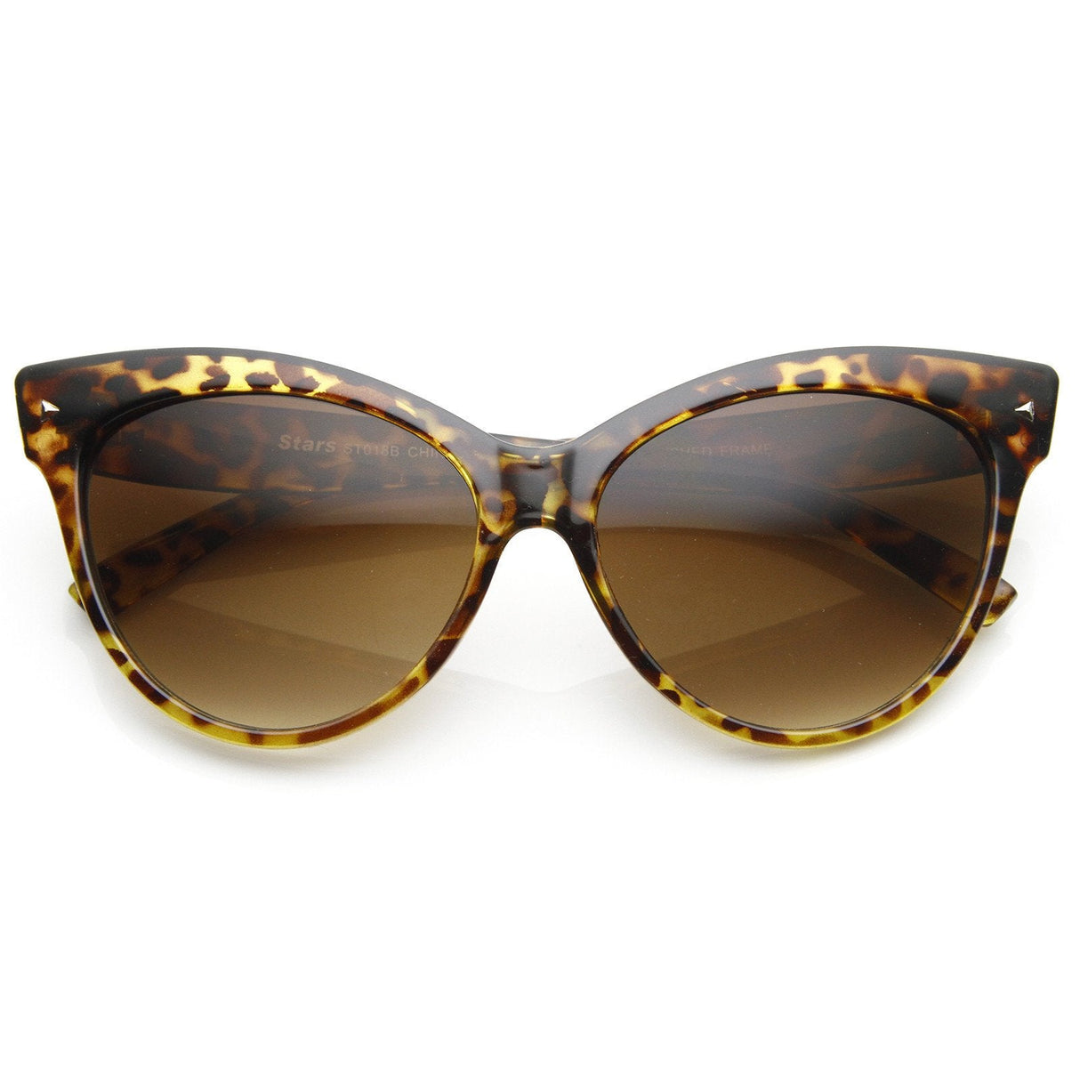 High Pointed Tip Inset Frame Oversize Cat Eye Sunglasses 8462 from zeroUV
