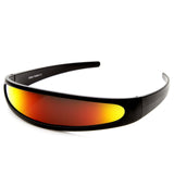 Retro Futuristic 1980's Disco Wrap Around Space Sunglasses 8964 from zeroUV