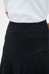 MM COTTON HALF PLEAT - BLACK from Mia Mod
