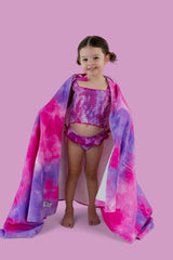 CANDY CLOUDS DREAM SMOCKED TWO PIECE SWIM SUIT from DREAM BIG LITTLE CO