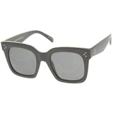 Bold Oversize Horned Rim Flat Lens Sunglasses A101 from zeroUV
