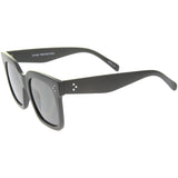 Bold Oversize Horned Rim Flat Lens Sunglasses A101 from zeroUV