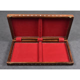Golden Rosewood & Acrylic Ivory Inlaid Wooden Folding Chess board-45mm Square 18" From Royal Chess Mall