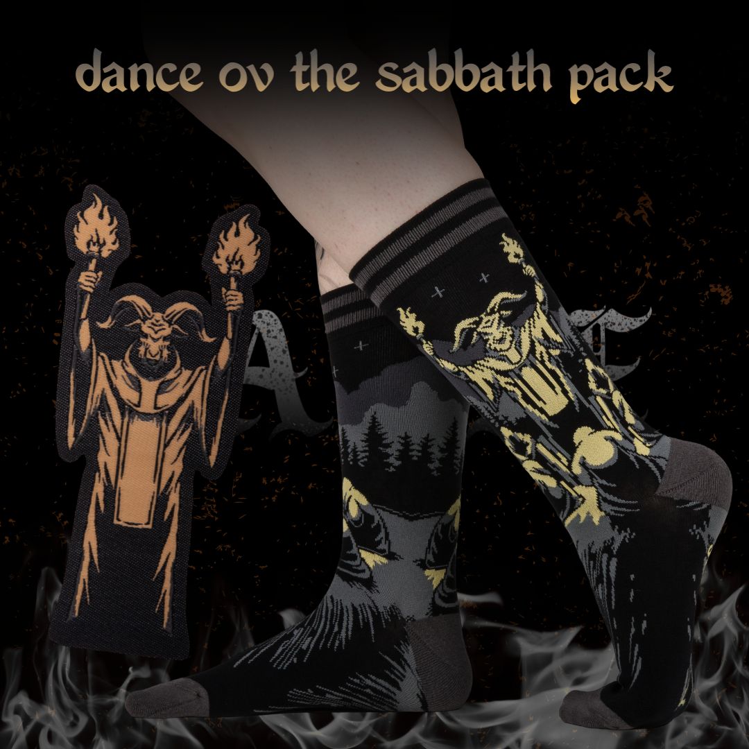 Dance ov the Sabbath Sock and Patch Gift Pack from FootClothes