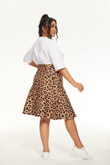 MM PURPLE LABEL - YR RND LEOPARD PRINT (PLUS SIZE) From Mia Mod