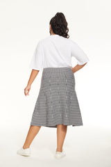 MM PURPLE LABEL - YR RND OG HOUNDSTOOTH (PLUS SIZE) From Mia Mod